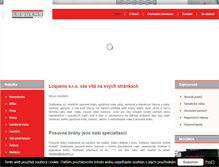Tablet Screenshot of loquens.cz